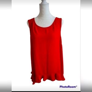 Beautiful Woman's Red Signature Collection Blouse. Large.